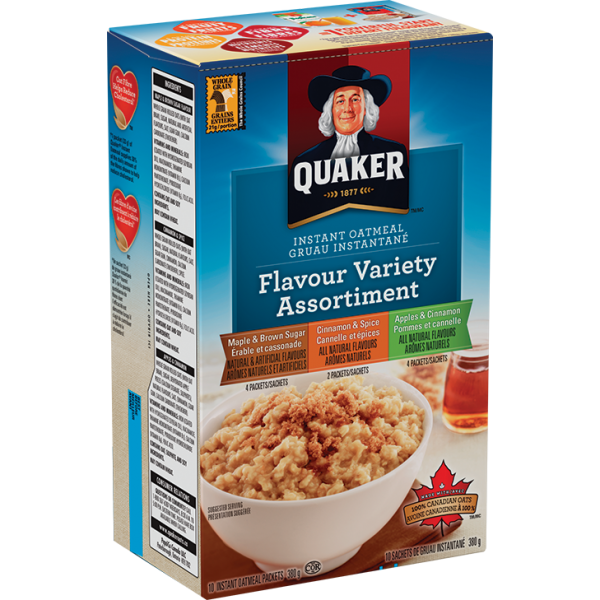 Quaker Regular Instant Oatmeal 12 Packets 336g